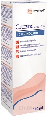 Dr Konrad Cutozinc spray 10% 1×100 ml, starostlivosť o pokožku