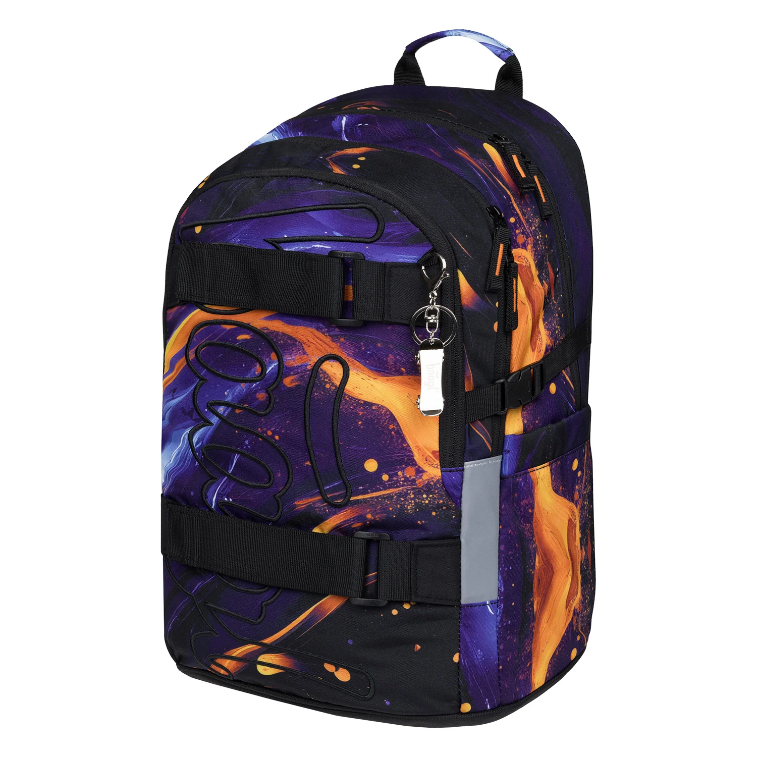 Školský batoh Skate Vibe GRS sivý, ergonomický