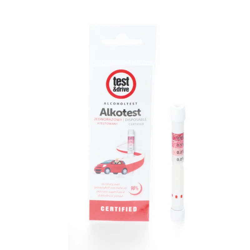 Test&Drive Jednorazový alkohol tester 20 ks