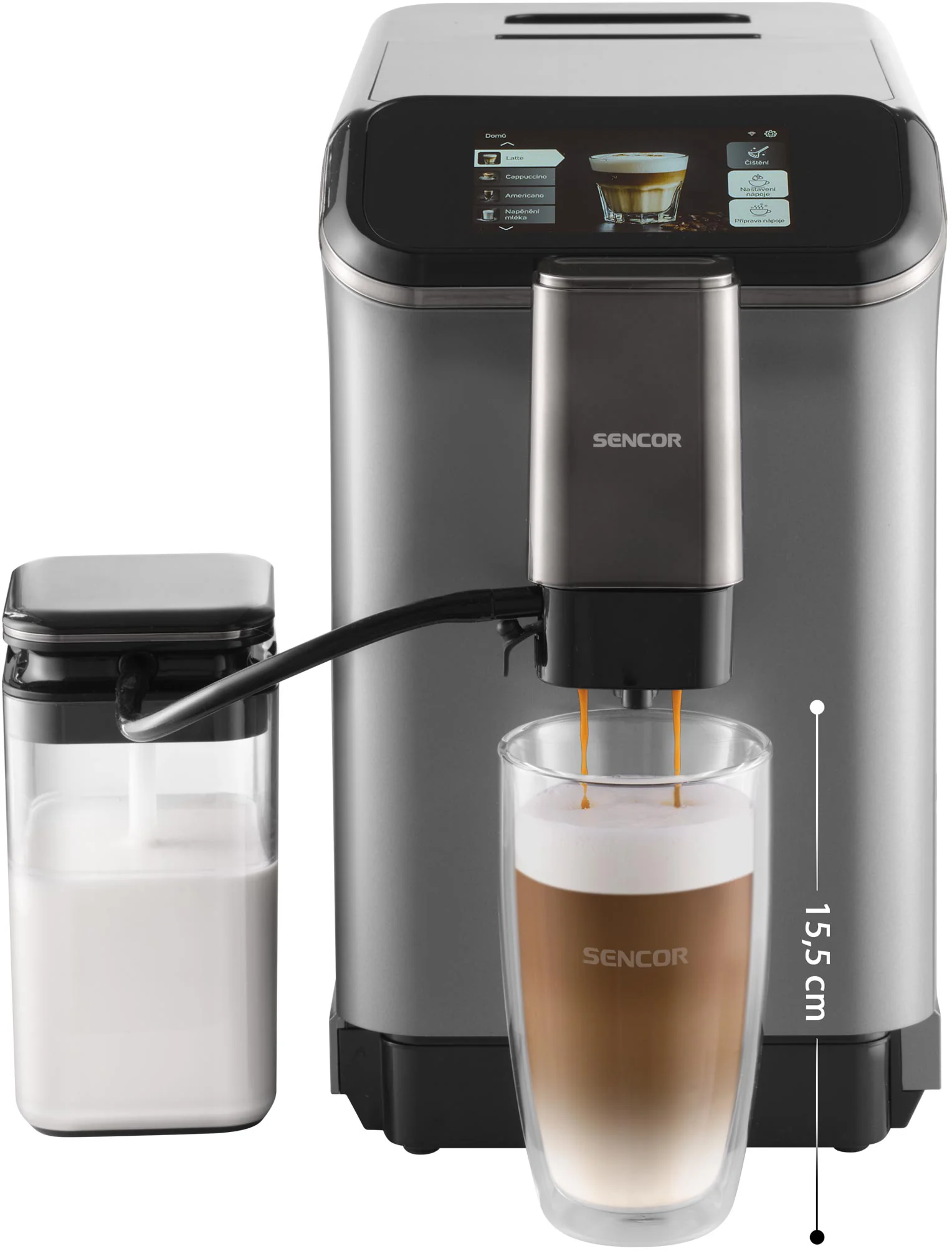 SENCOR SES 8500BK Automatické Espresso 1 ks