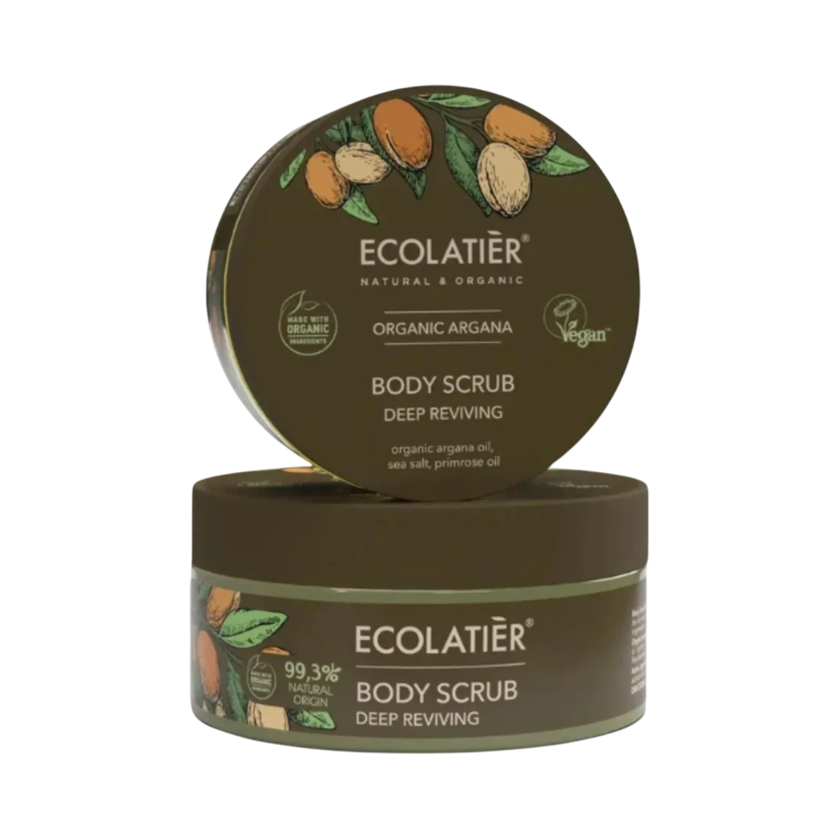 Telový peeling hĺbkovo vyživujúci Organic Argana- 300g - Ecolatier