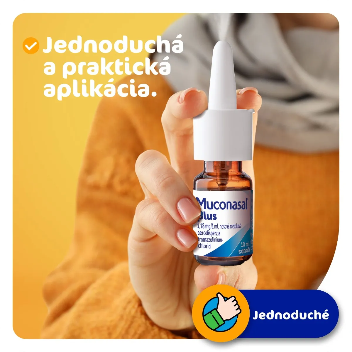 Muconasal® plus 1×10 ml, nosový sprej
