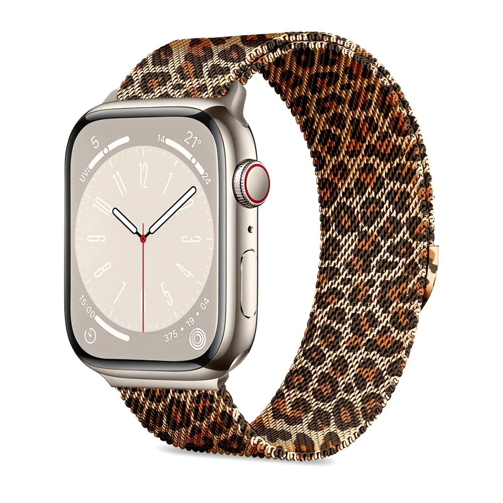 Tech-Protect Lamano remienok na Apple Watch 8 / 9 / 10 / 11 / SE (40/41/42mm), panther 1/42mm), panther