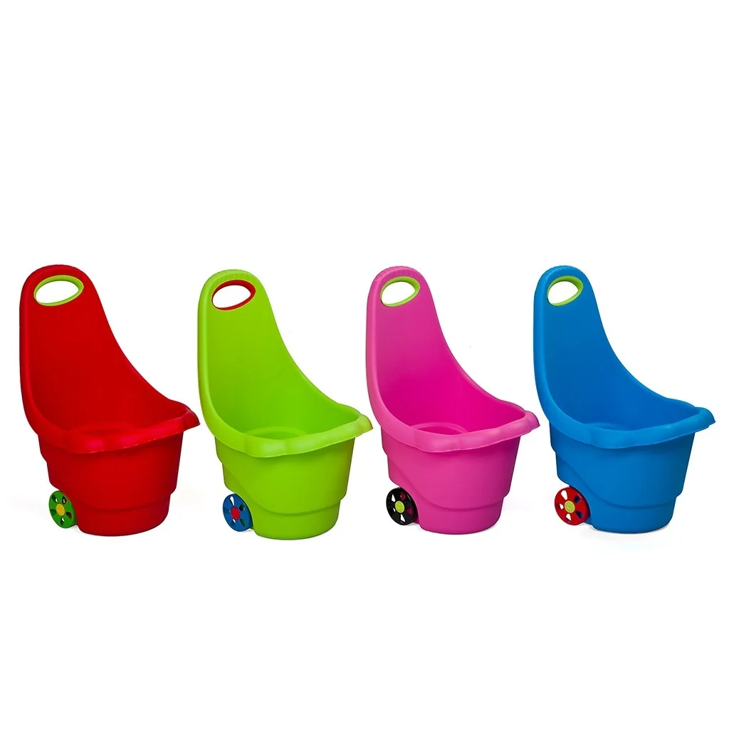 Detský multifunkčný vozík BAYO Sedmokráska 60 cm červený ,
