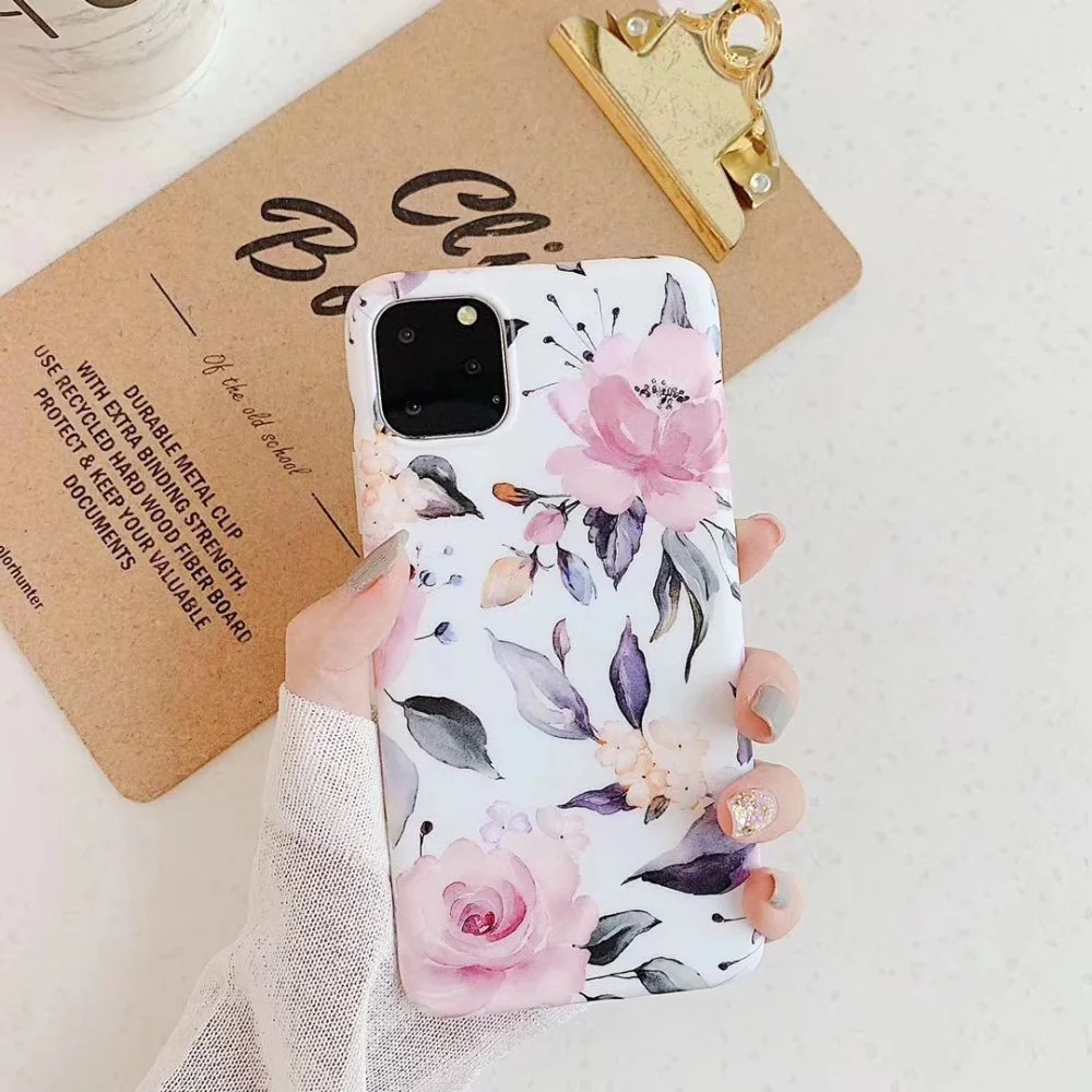 Tech-Protect Floral silikónový kryt na Samsung Galaxy A53 5G, biely