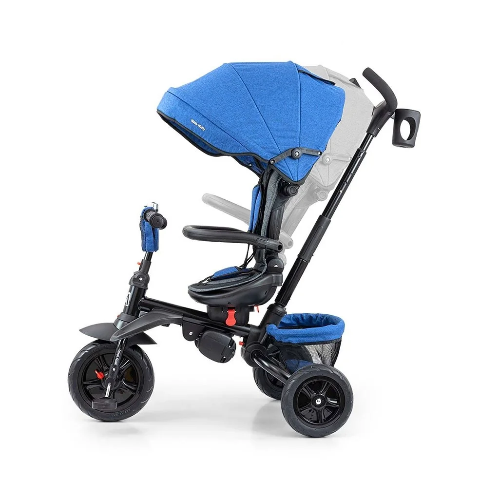 Detská trojkolka 6v1 Milly Mally Stanley navy-black , 20C52842