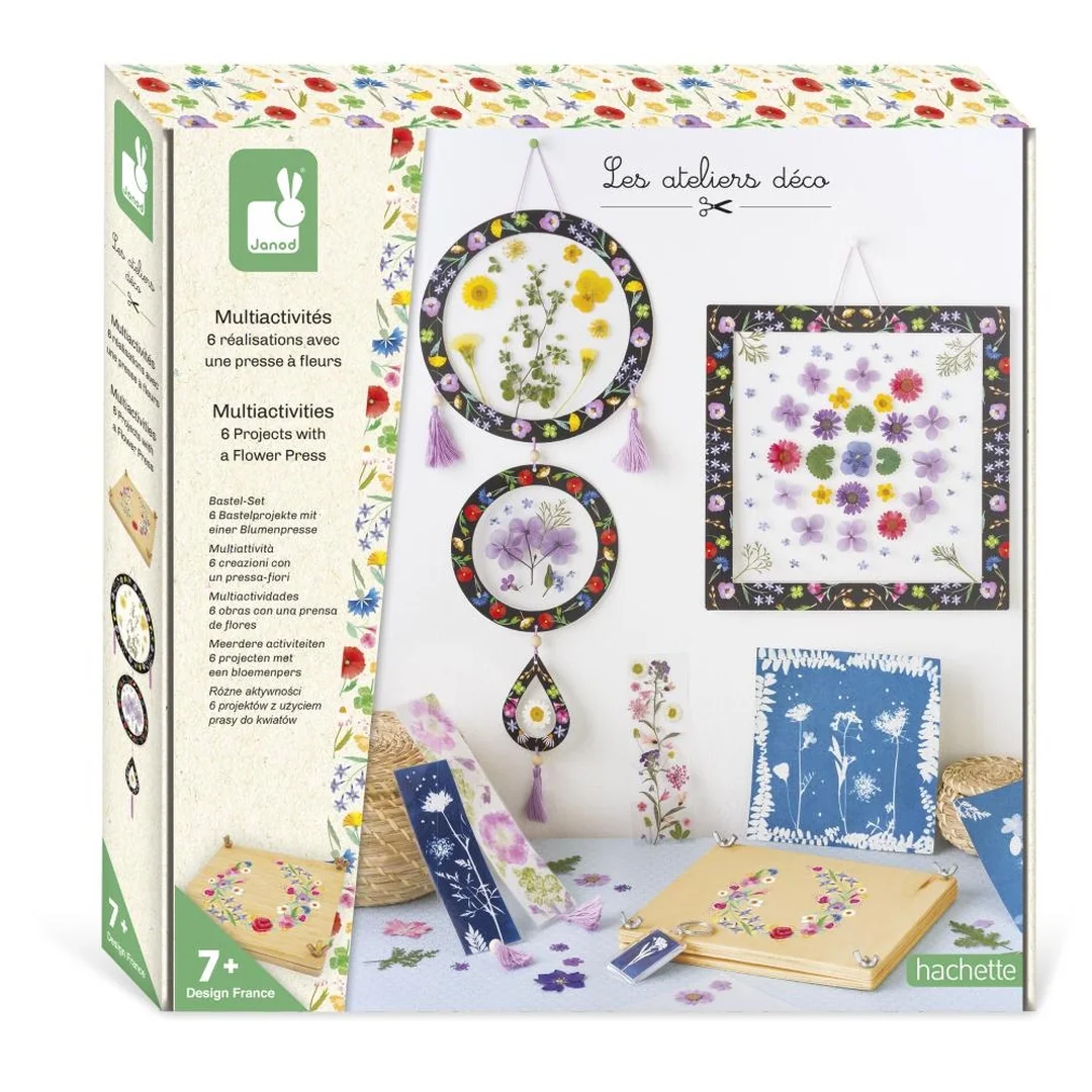 Janod Atelier Maxi Kreatívna sada XXL sada s aktivitami Herbár od 8 rokov 