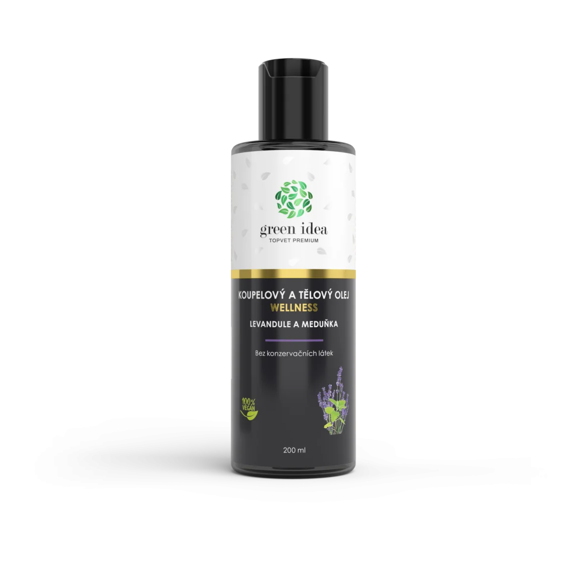 Levanduľa a medovka - kúpeľový a telový olej 200 ml - Green idea