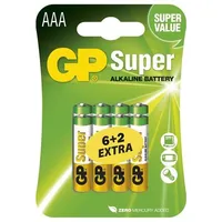 GP alkalická batéria SUPER AAA (LR03)