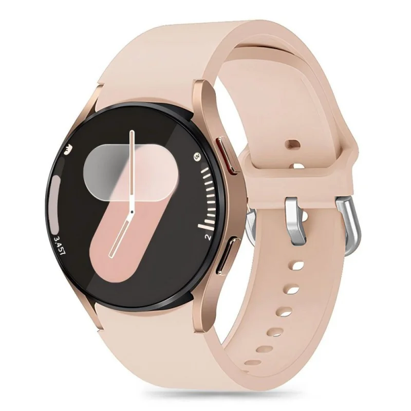 Tech-Protect Silicone remienok na Samsung Galaxy Watch 4 / 5 / 5 Pro / 6 / 7 / FE, caffee latte 6 / 7 / FE, caffee latte