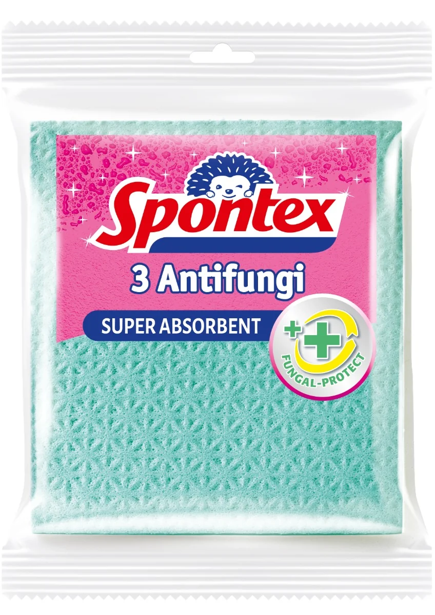 Spontex Antifungi hubková utierka 3ks 1×3 ks, hubková utierka
