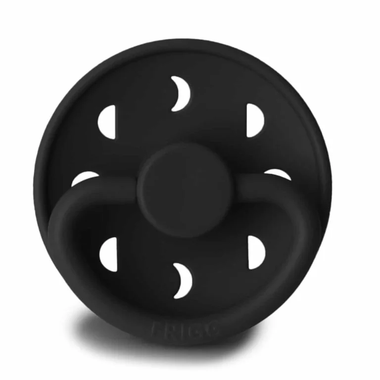 FRIGG Moon Phase silikónový cumlík  Jet Black,, 0-6m, 1 ks 1×1 ks, silikónový cumlík