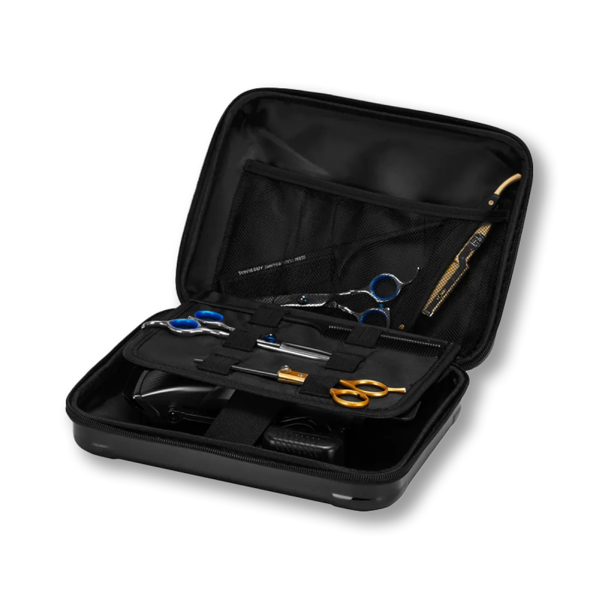 Kadernícký červený kufrík pre nástroje BDS hairdressing case red