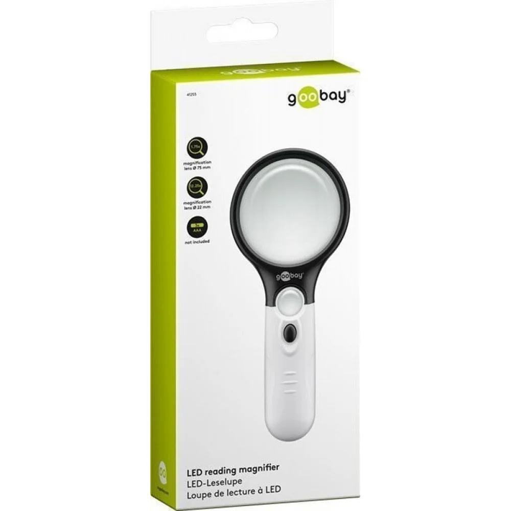 Lupa  s LED podsvietením  ø6,5x1x14,5 cm-MOVEO
