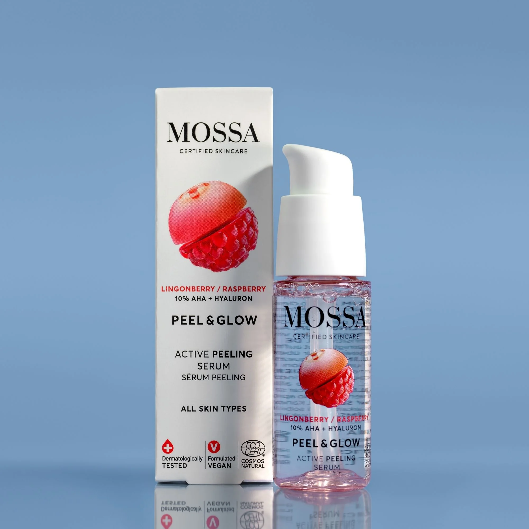 MOSSA Peelingové sérum, PEEL & GLOW 30 ml