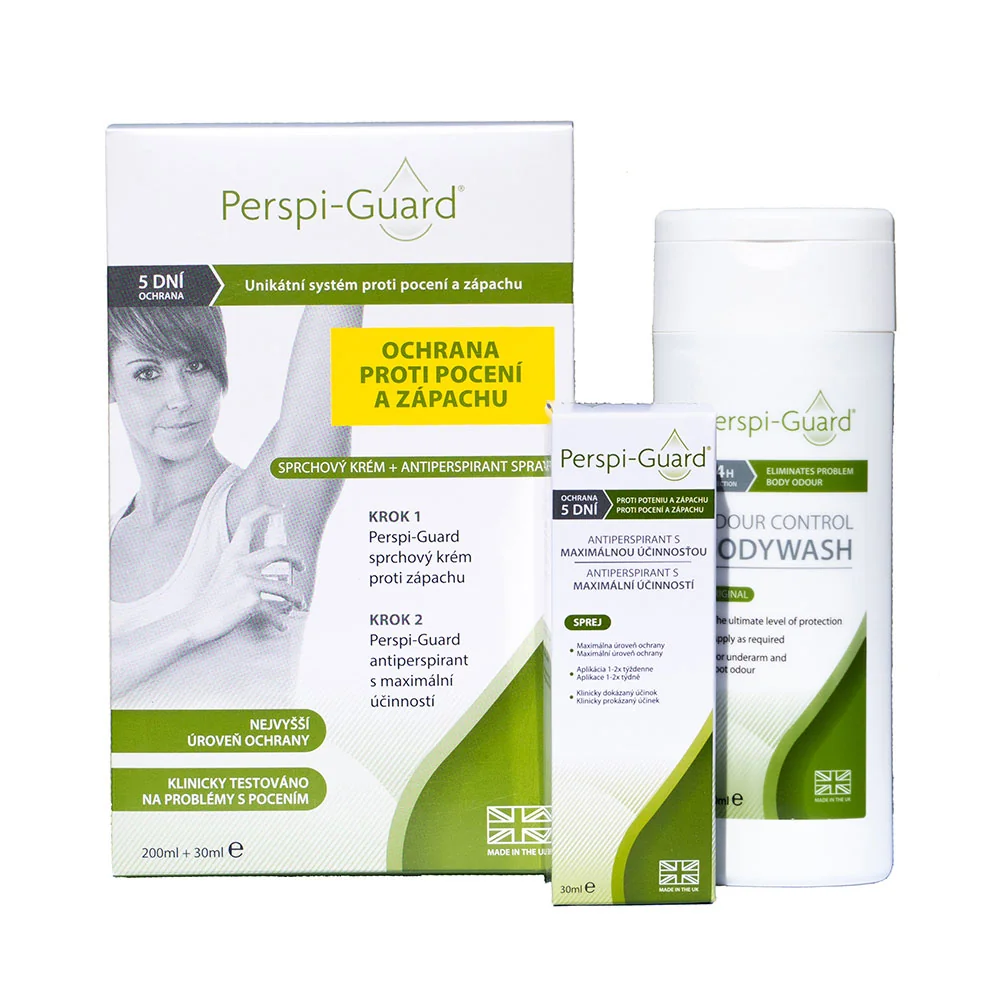 Perspi-Guard BALÍČEK (MAXIMUM 5 + CONTROL) 1×1 set, 1×30 ml + 1×200 ml
