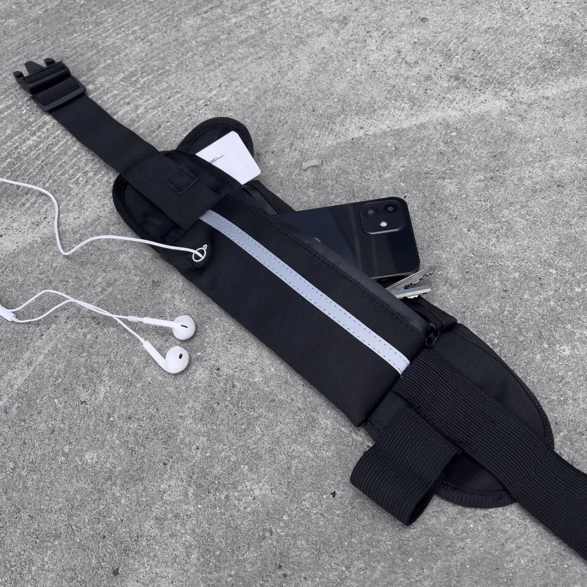 MG Running Belt bežecký opasok čierny