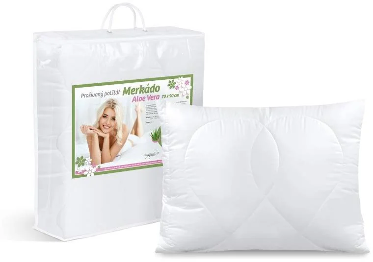 MERKADO Aloe Vera vankúš 8560/0900 70x90, 900g so zipsom 1×1 ks, vankúš