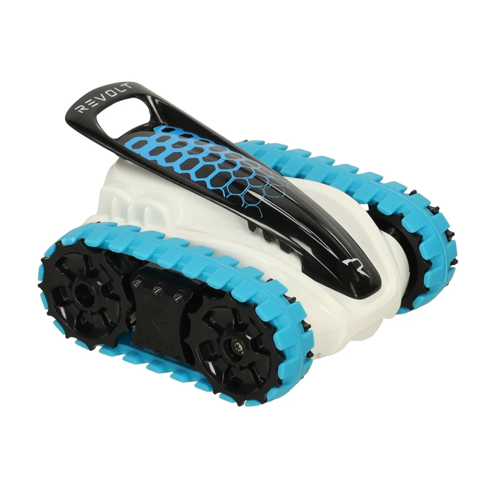 RC pásové auto Revolt Biotrax SM – bielo-modré, 2.4 GHz, 8 km/h