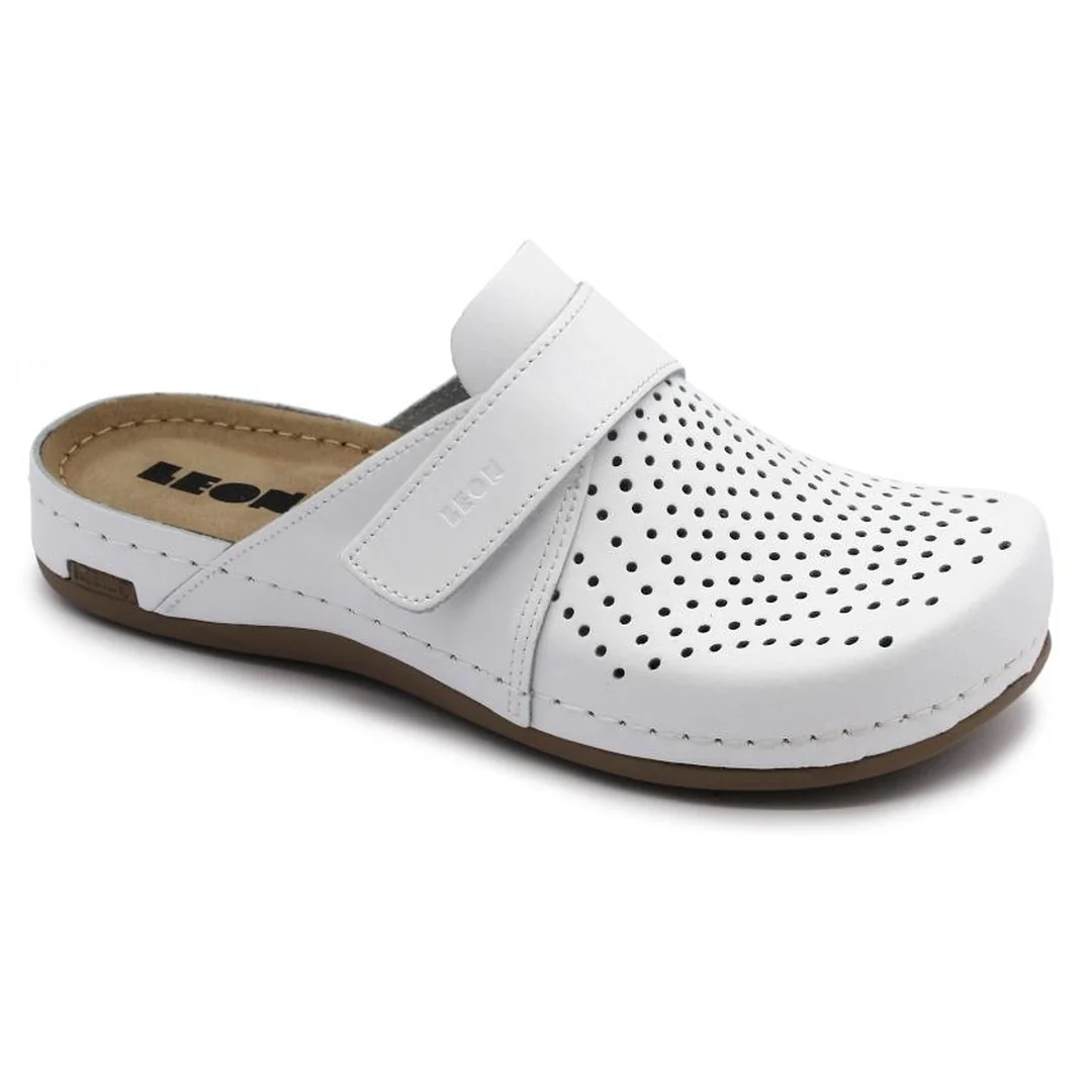 Leon 970 Dámska pracovná celokožená zdravotná obuv 36 - 23,5cm, ružová, 2,5 cm