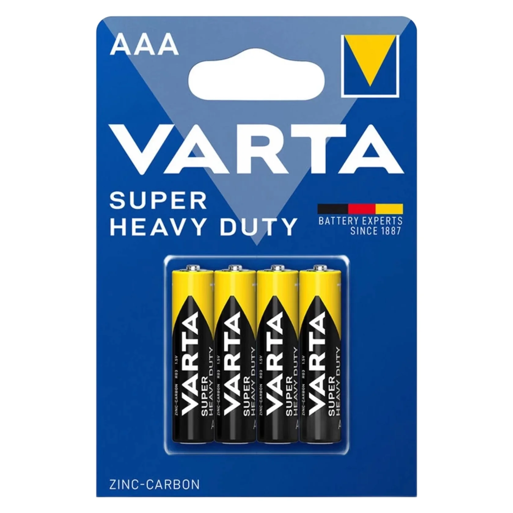 VARTA SUPERLIFE zinkovo-uhlíkové  batérie 4ks AAA