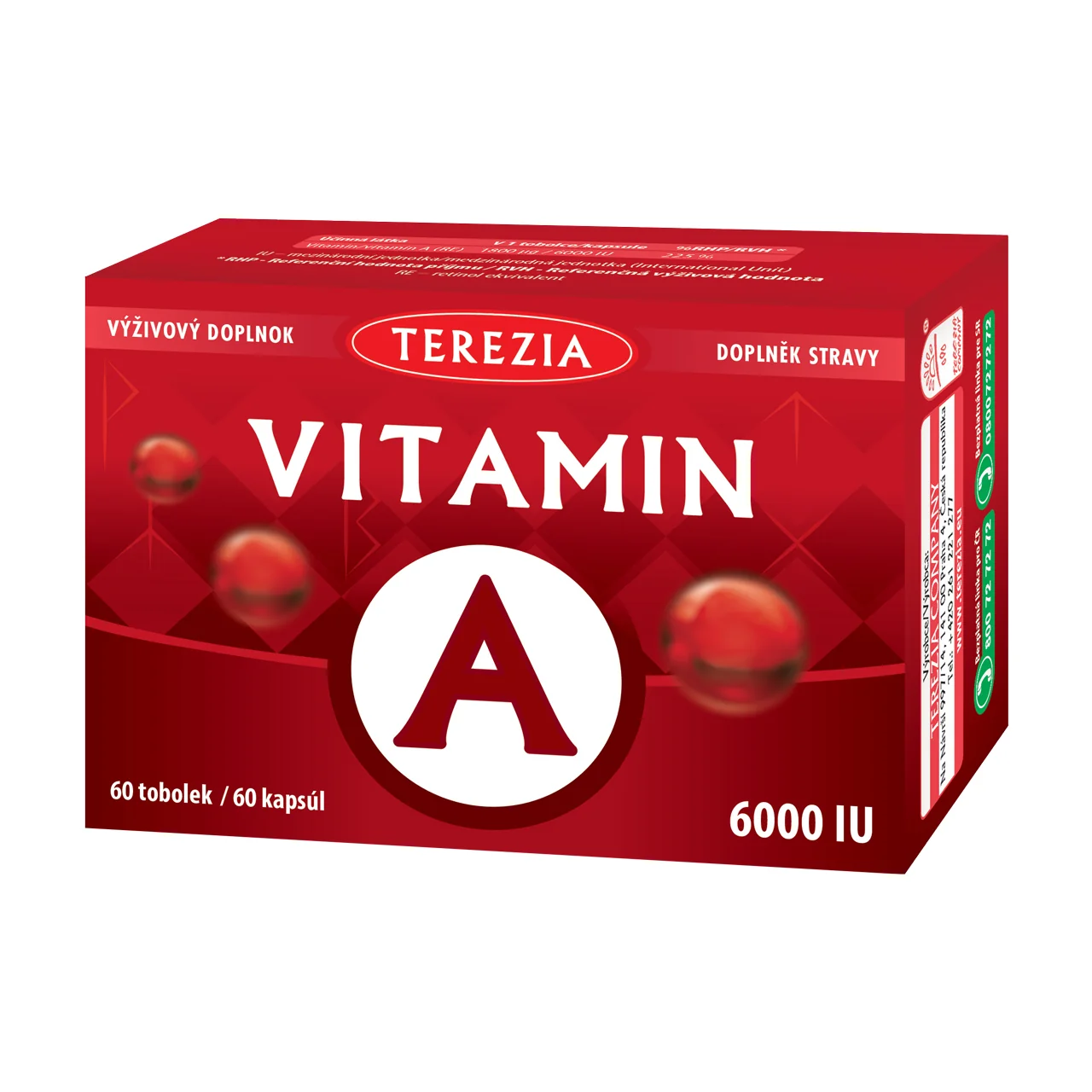 TEREZIA VITAMÍN A 6000 IU 60 ks