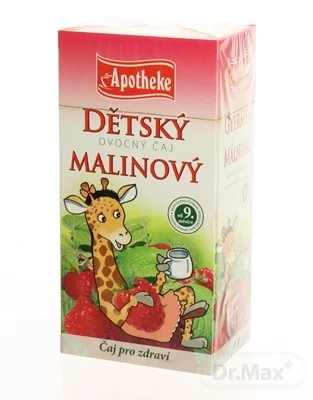 APOTHEKE DETSKÝ OVOCNÝ ČAJ MALINOVÝ 20×2 g (40 g), detský čaj