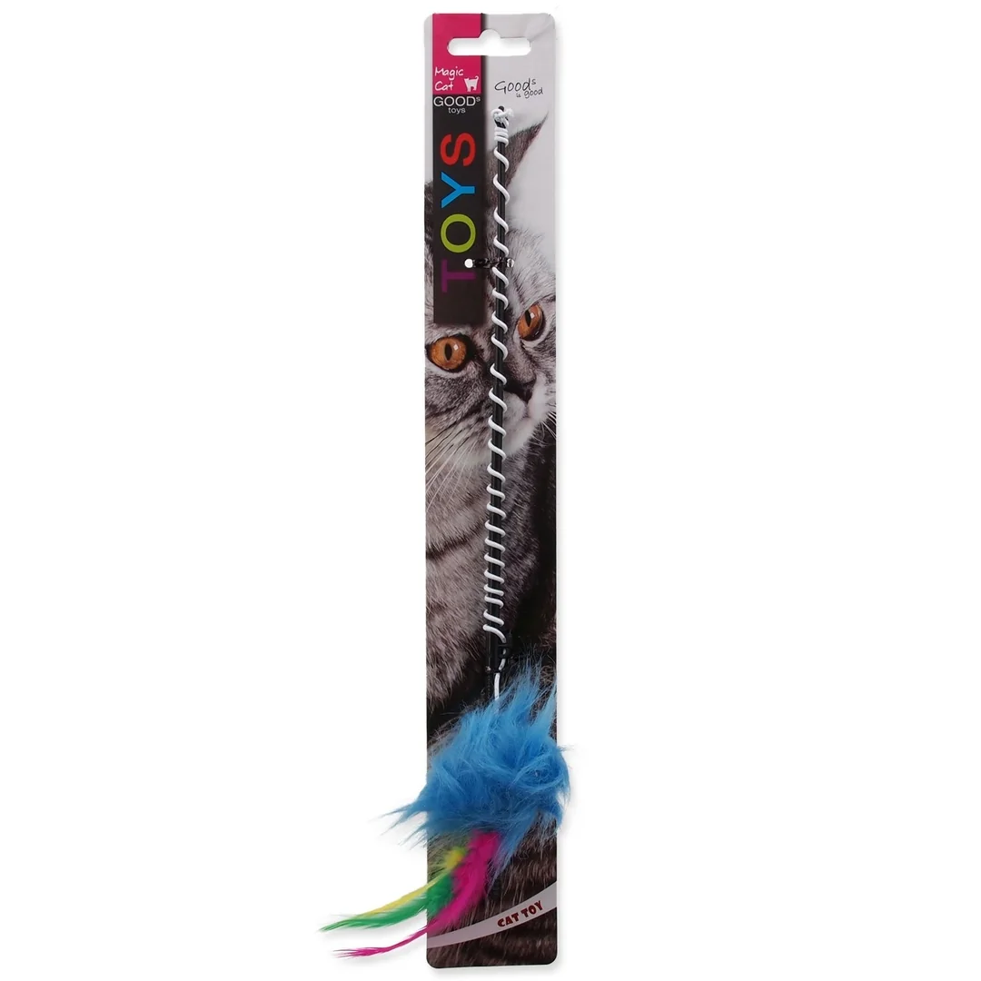 Hračka Magic Cat prút s myškou a chvostom 30cm