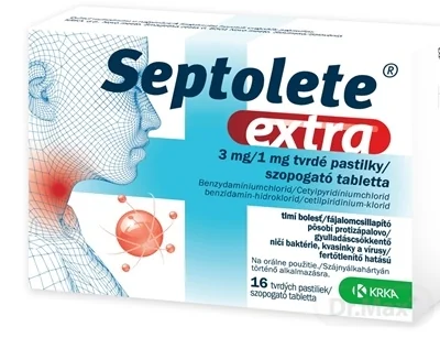 Septolete extra eukalyptus 3 mg/1 mg 1×16 ks, liek
