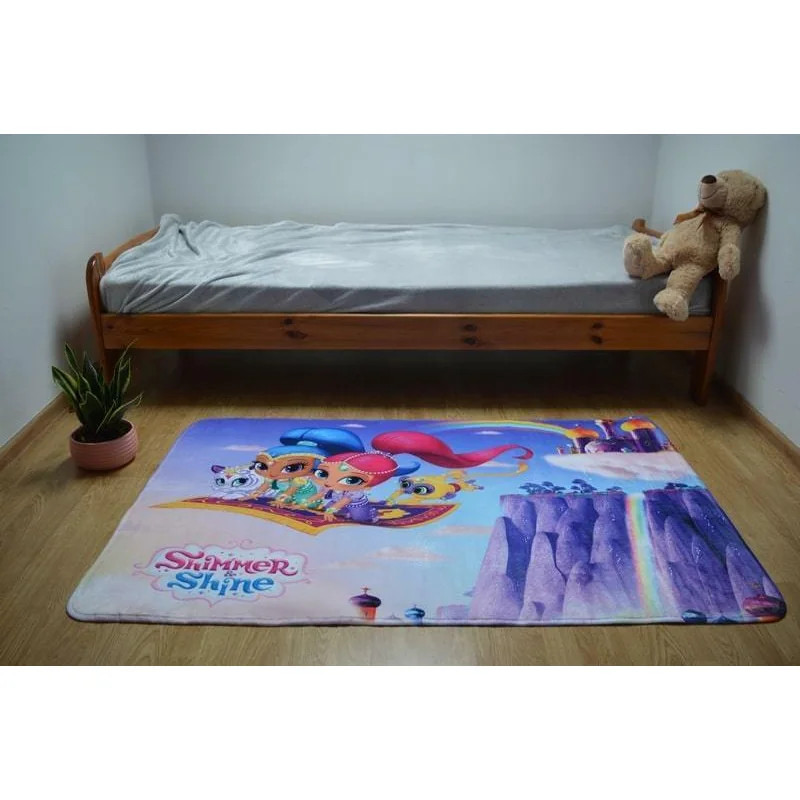Nickelodeon detský koberec Shimmer & Shine, ultra mäkký 100 x 150 cm