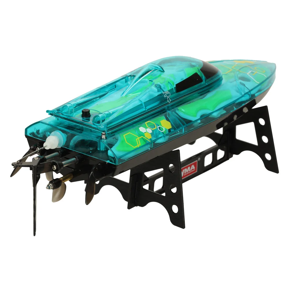 RC loď Revolt Illuminator – zelená, 20 km/h | 2.4 GHz, dosah 150 m, vodotesná konštrukcia