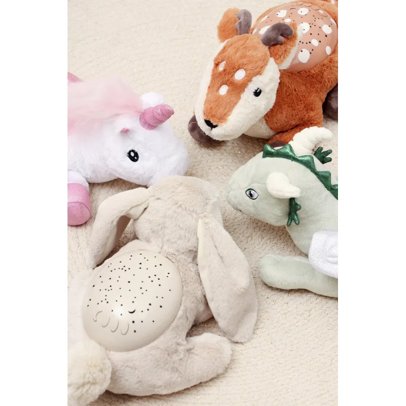 Cloud b Dream Buddies Benny the Bunny – plyšový zajac nočná lampa s projekciou