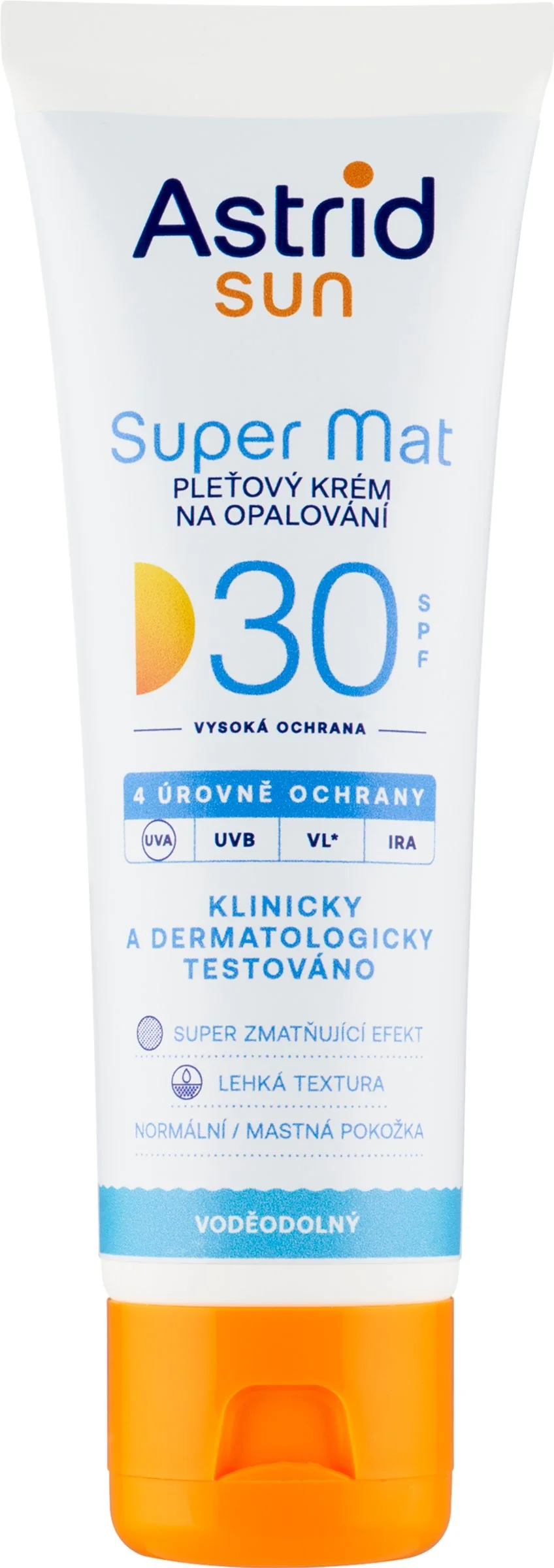 ASTRID SUN Pleťový krém na opalovanie Super mat SPF 30 50 ml