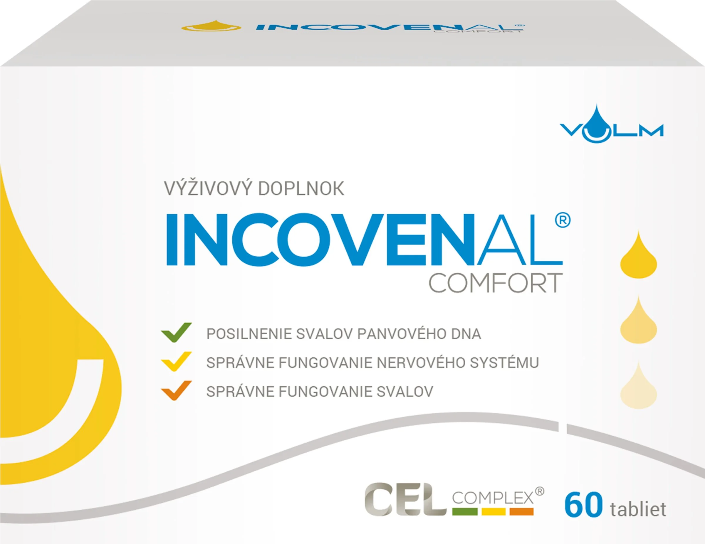INCOVENAL comfort, VULM 1×60 tbl, posilnenie panvového dna