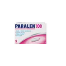 Paralen 100 mg 5 čapíkov