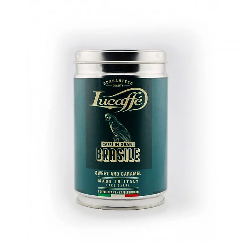 káva Lucaffé BRASILE zrnková - 250g plechovka