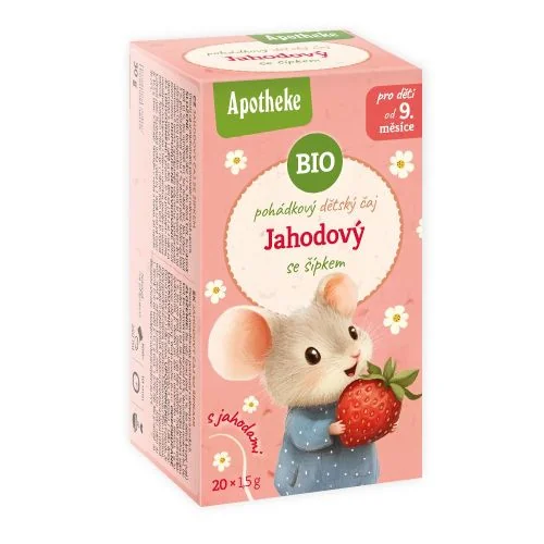 APOTHEKE ROZPRÁVKA ČAJ Jahodový so šípkami Bio 20/1,5g 20 ks