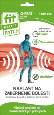 FIT THERAPY Patch CHRBÁT náplasť 1×3 ks, zmierňuje bolestivé symptómy