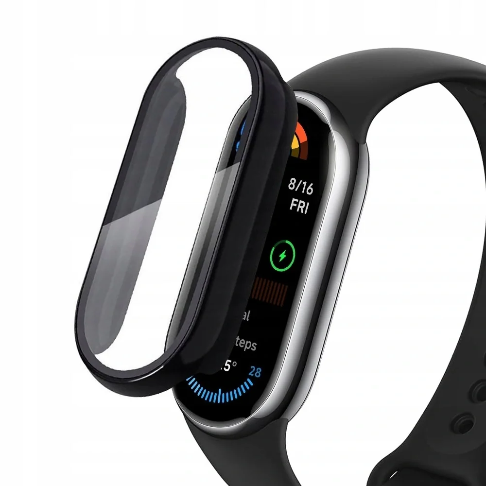 Tech-Protect Defense ochranné sklo na Xiaomi Smart Band 10 / 10 NFC, čierne ierne
