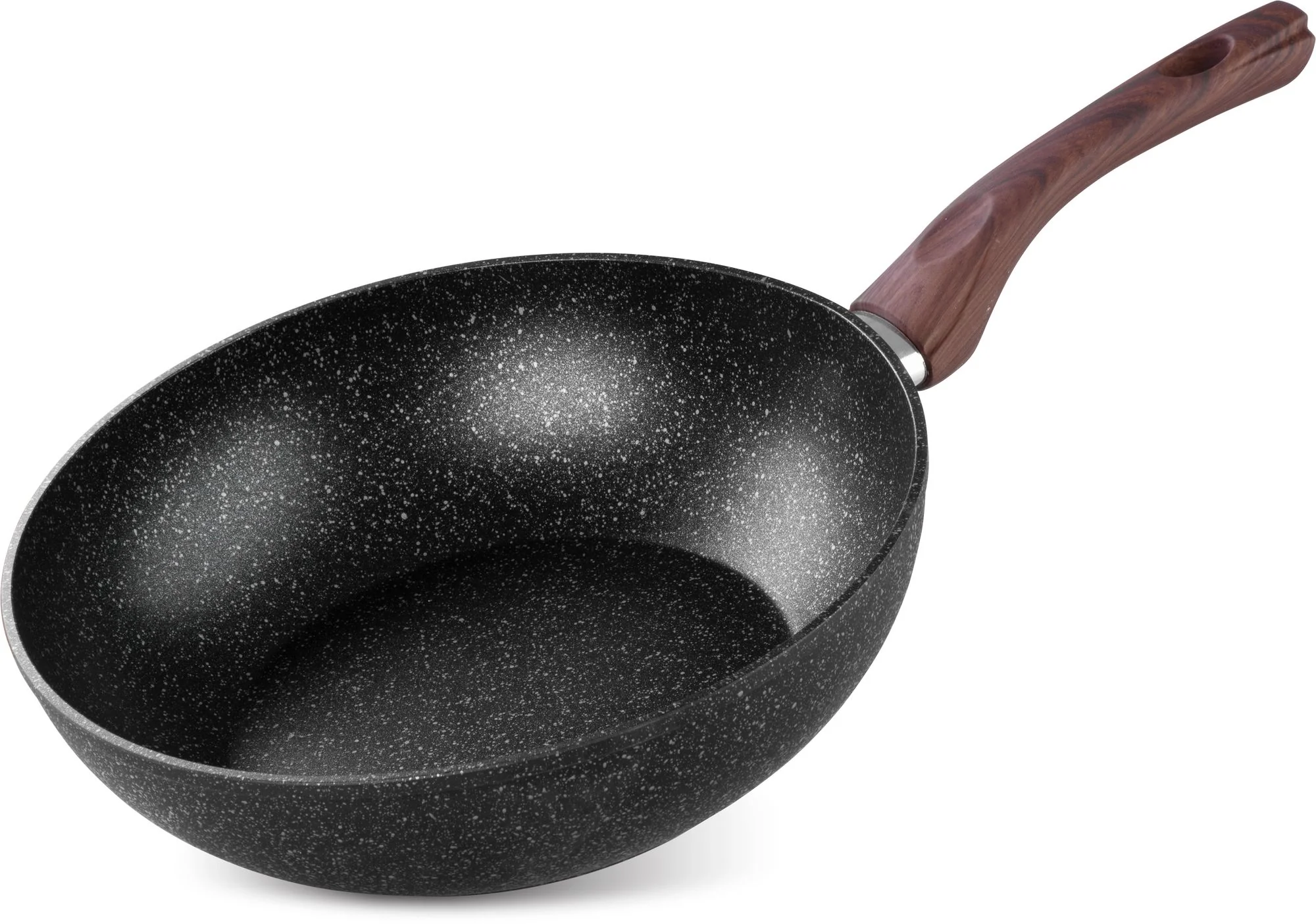 Panvica Wok Black Marble Line 28 cm