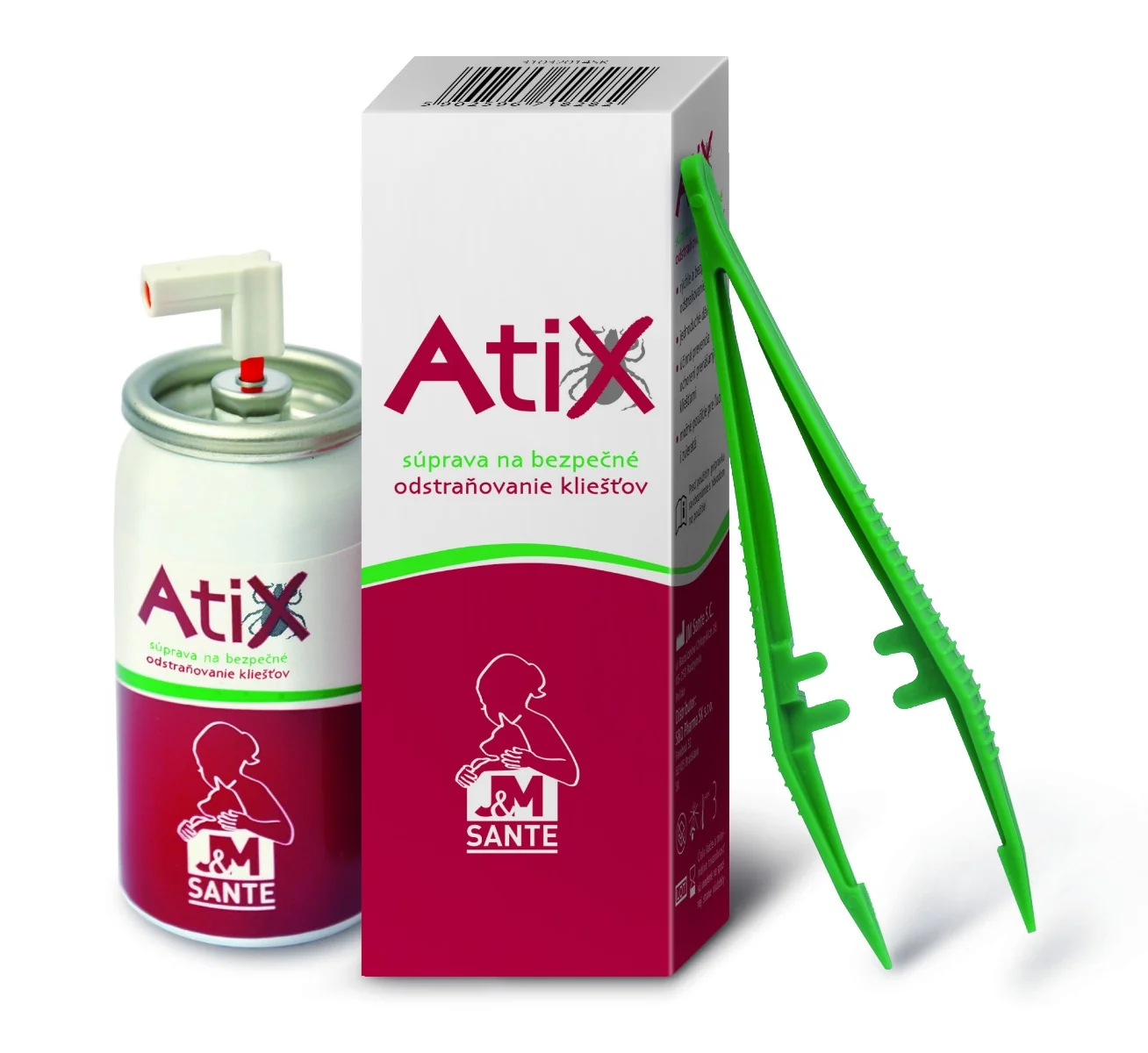 ATIX 1×1 kus, súprava proti kliešťom