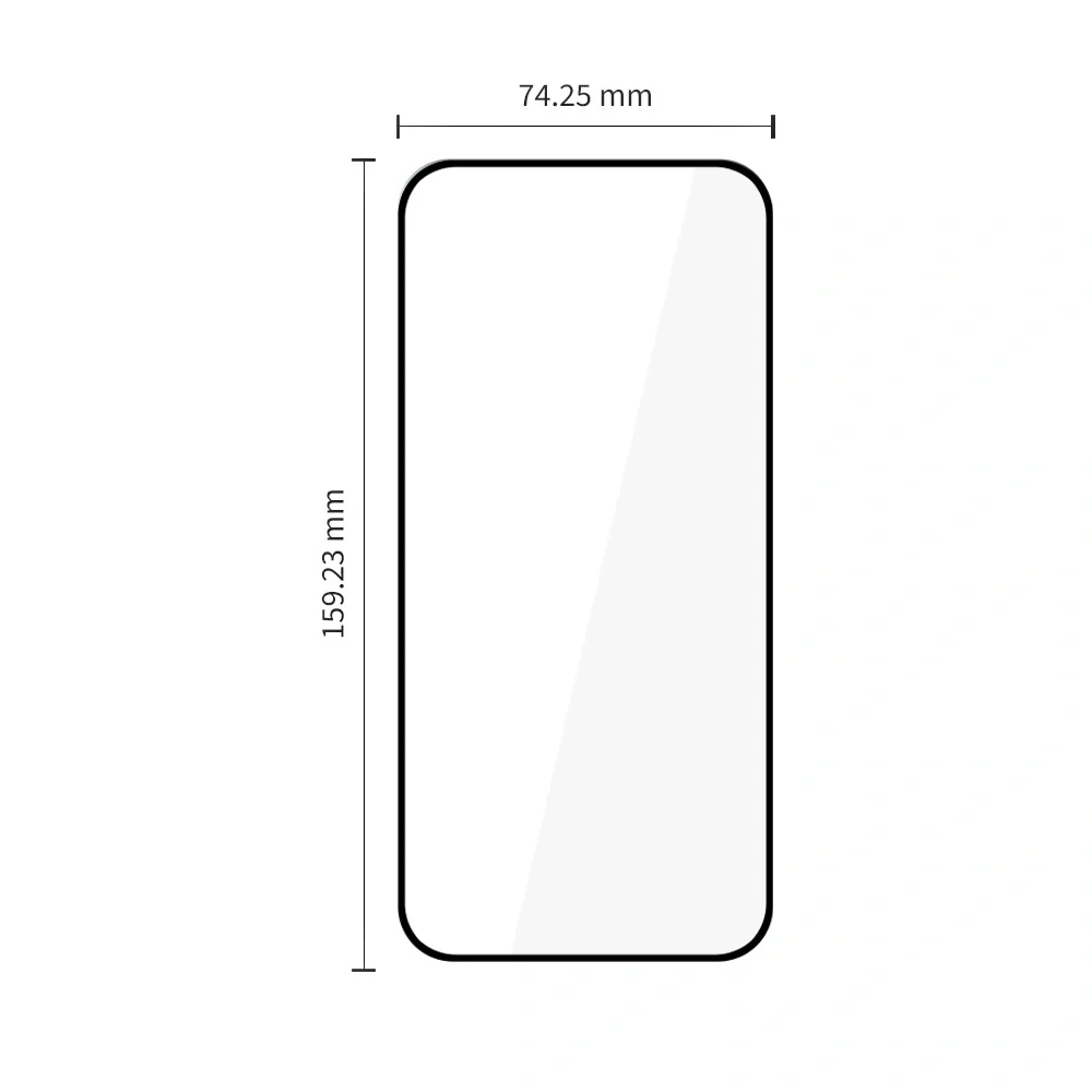 Tech-Protect Glass Fit 2x ochranné sklo na Motorola Moto G67 / G77, čierne erne