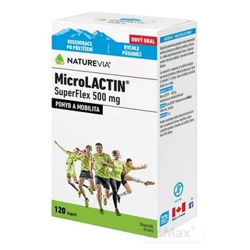NATUREVIA MicroLACTIN SuperFlex 500 mg 1×120 cps, výživový doplnok