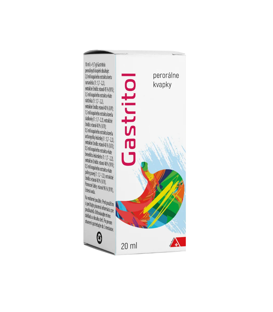 Gastritol perorálne kvapky 1×20 ml, perorálne kvapky
