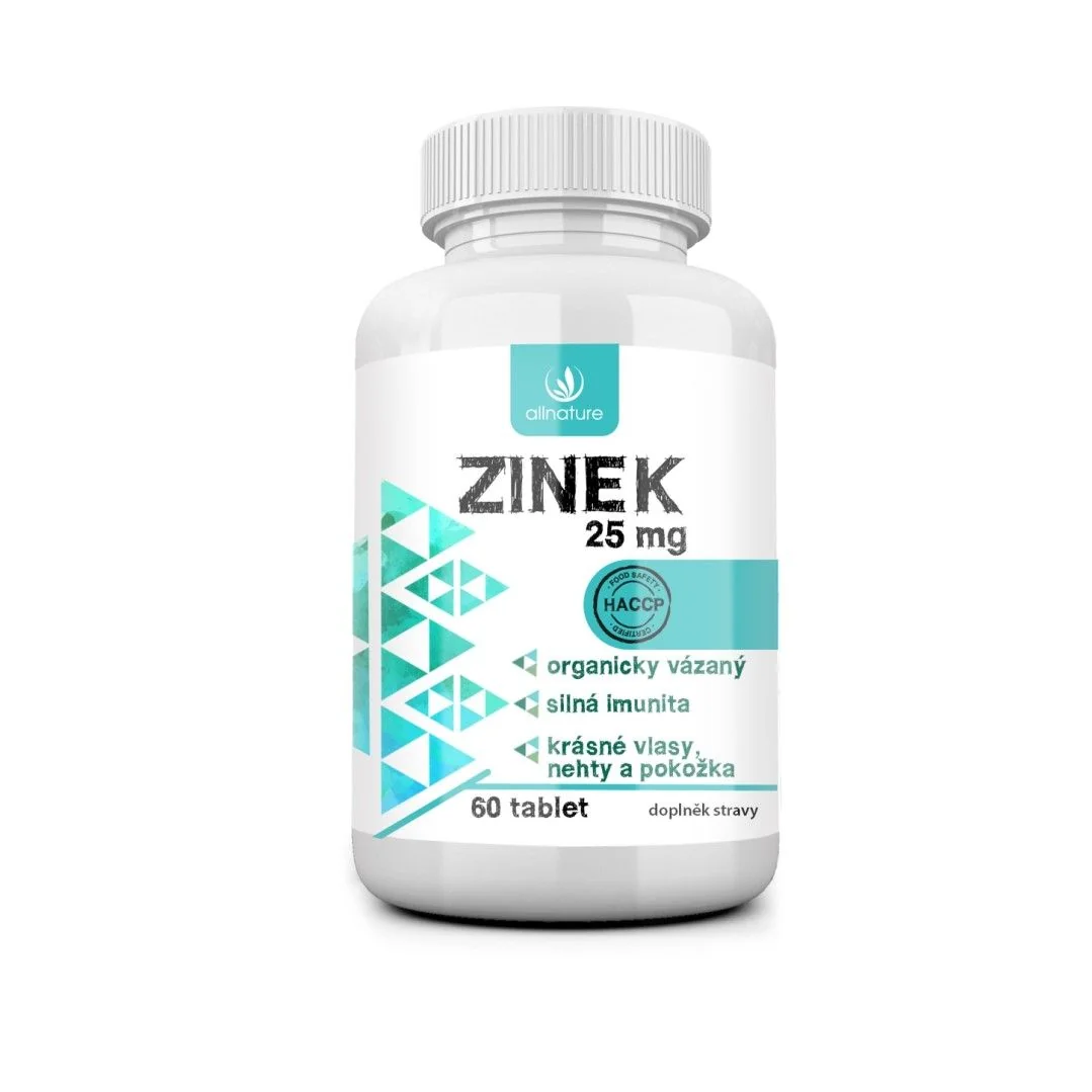 Allnature ZINOK 25mg 1×25 g, výživový doplnok