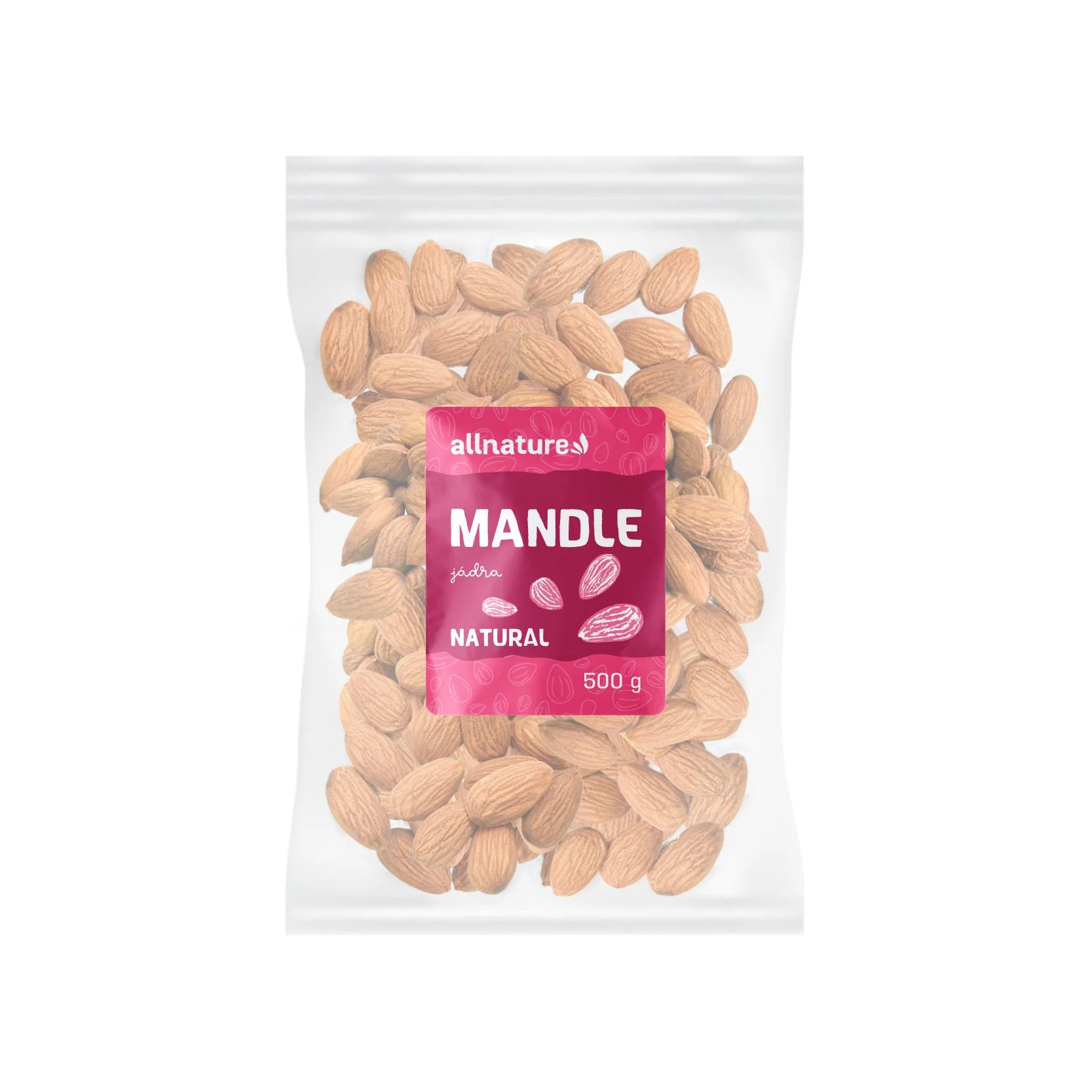 Allnature Mandle Jadrá 500g 1×500 g, madľové jadrá