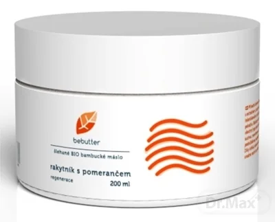 Bebutter šl.BIO bambucké maslo Rakytník 1×200 ml, balzam