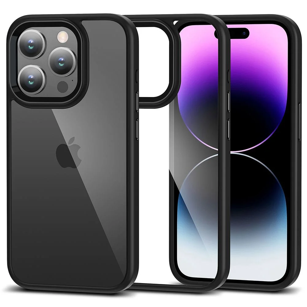 Tech-Protect Magmat kryt na iPhone 15 Pro, čierny/priesvitný