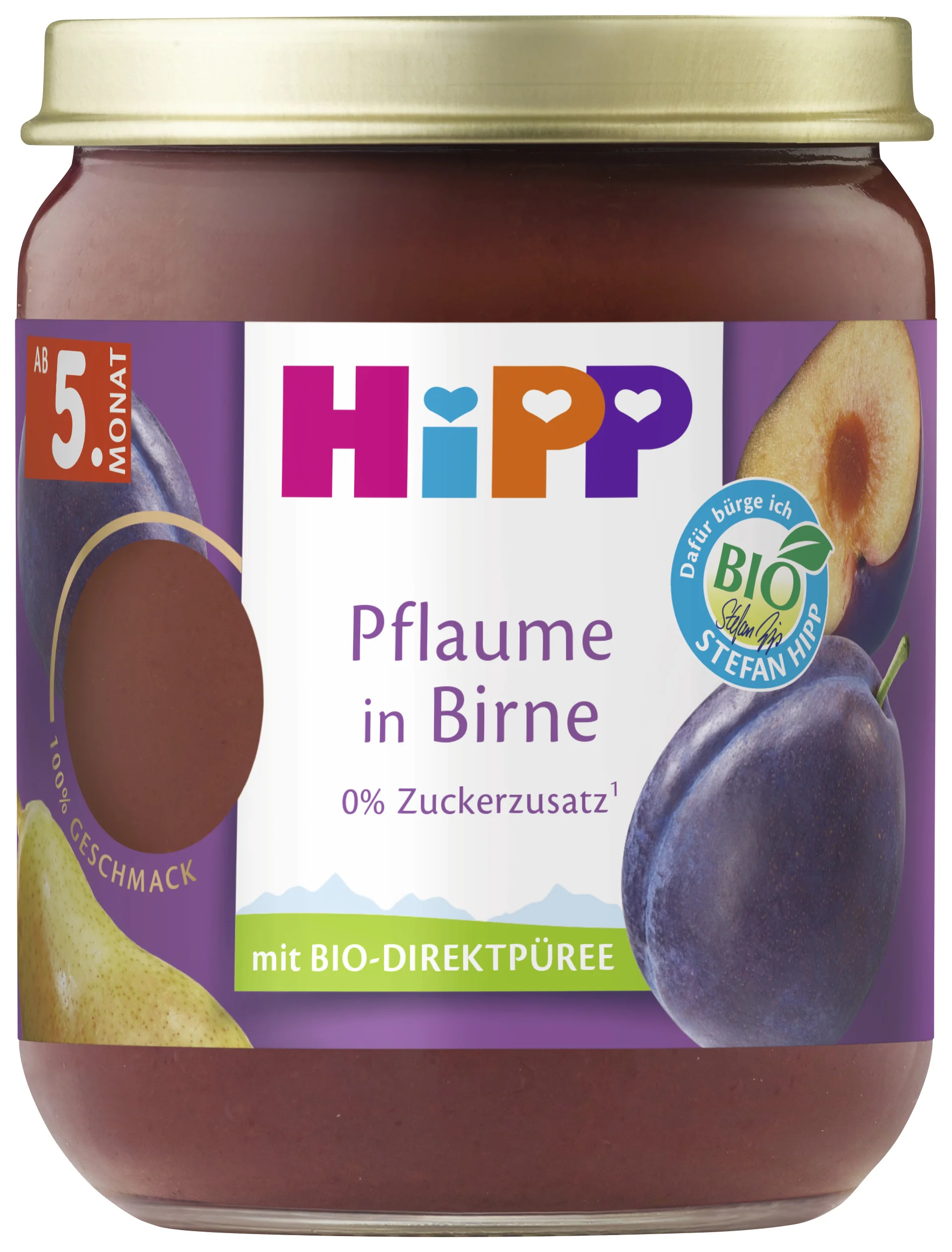 BIO SUPEROVOCIE Hrušky a slivky 160 g