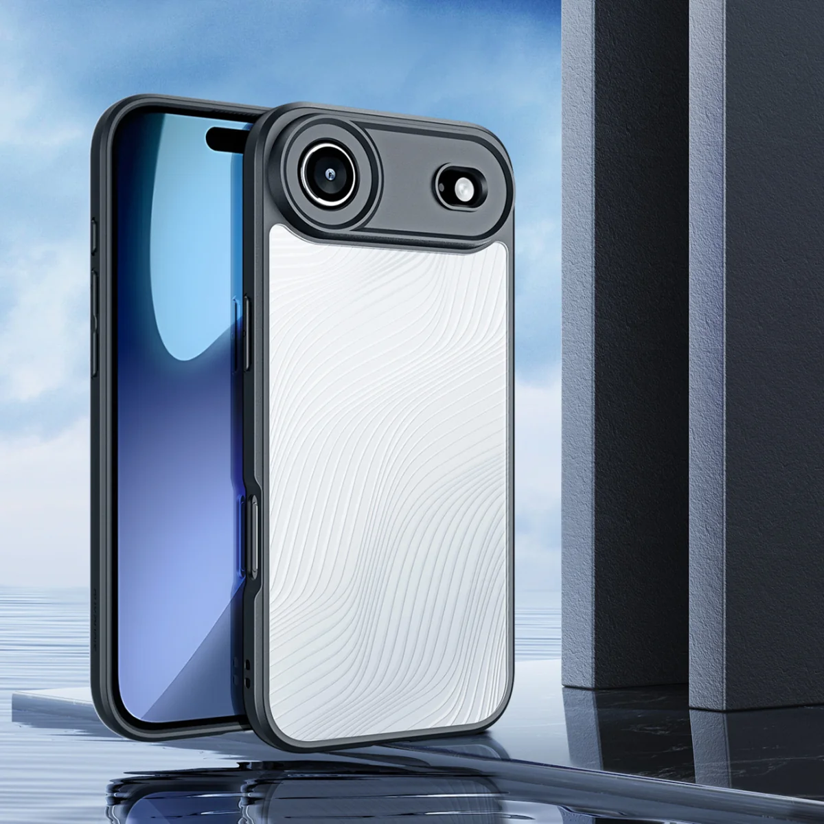 Dux Ducis Aimo kryt na iPhone 17 Air, čierny